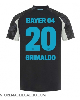Bayer Leverkusen Alejandro Grimaldo #20 Maglia Gara Terza Repliche 2024-25